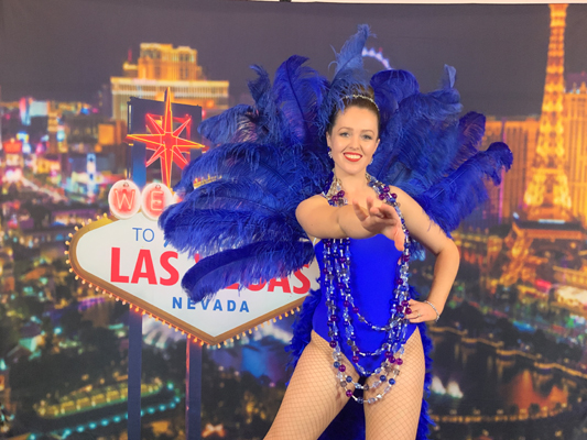 Theresa from Event Flair (where we book our Showgirls from - feel free to go direct)